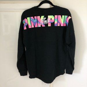 Victoria's Secret PINK Black & Tie Dye Sweater